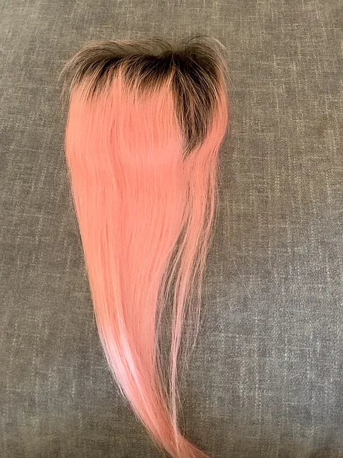 4x4 1b/Pink Lace Closure