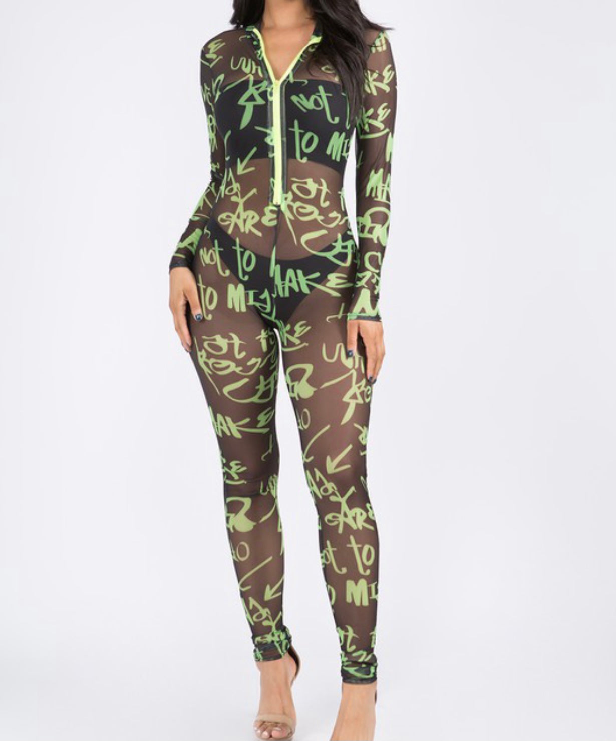 Shimmer Printed Jumpsuit