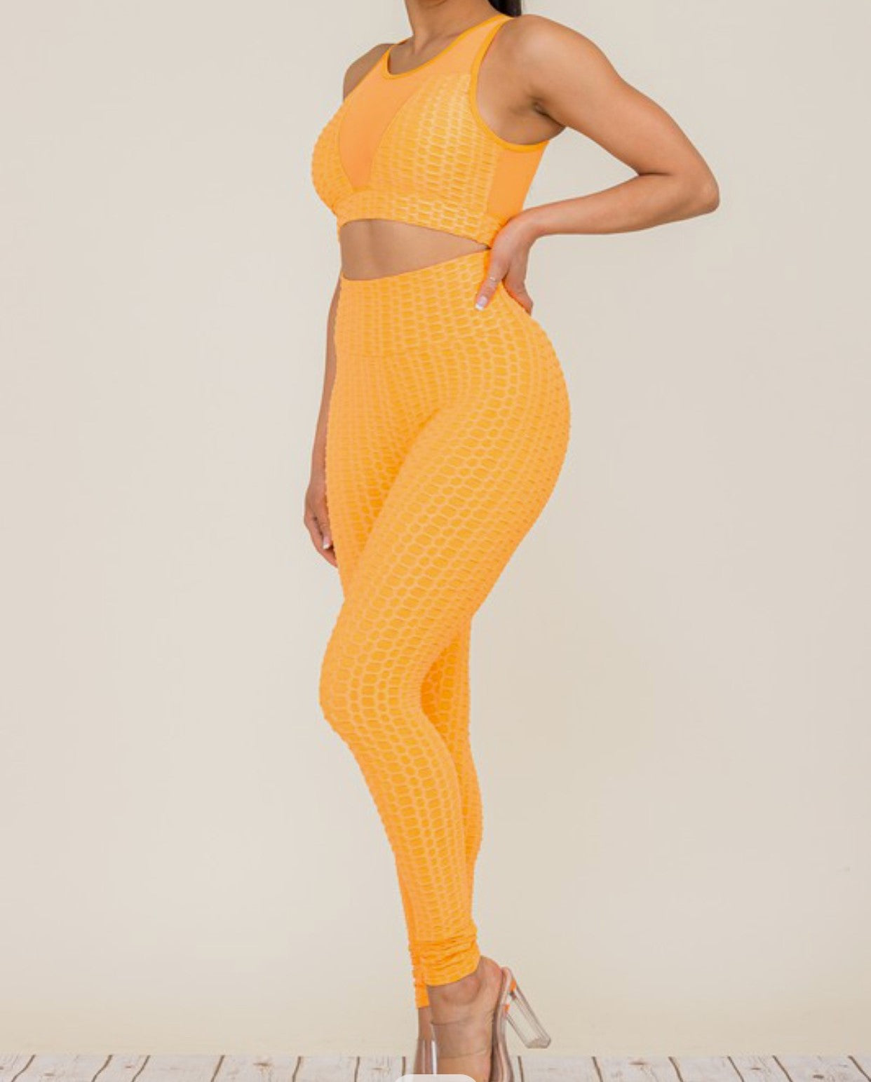 Orange Burst Fit Two-Piece