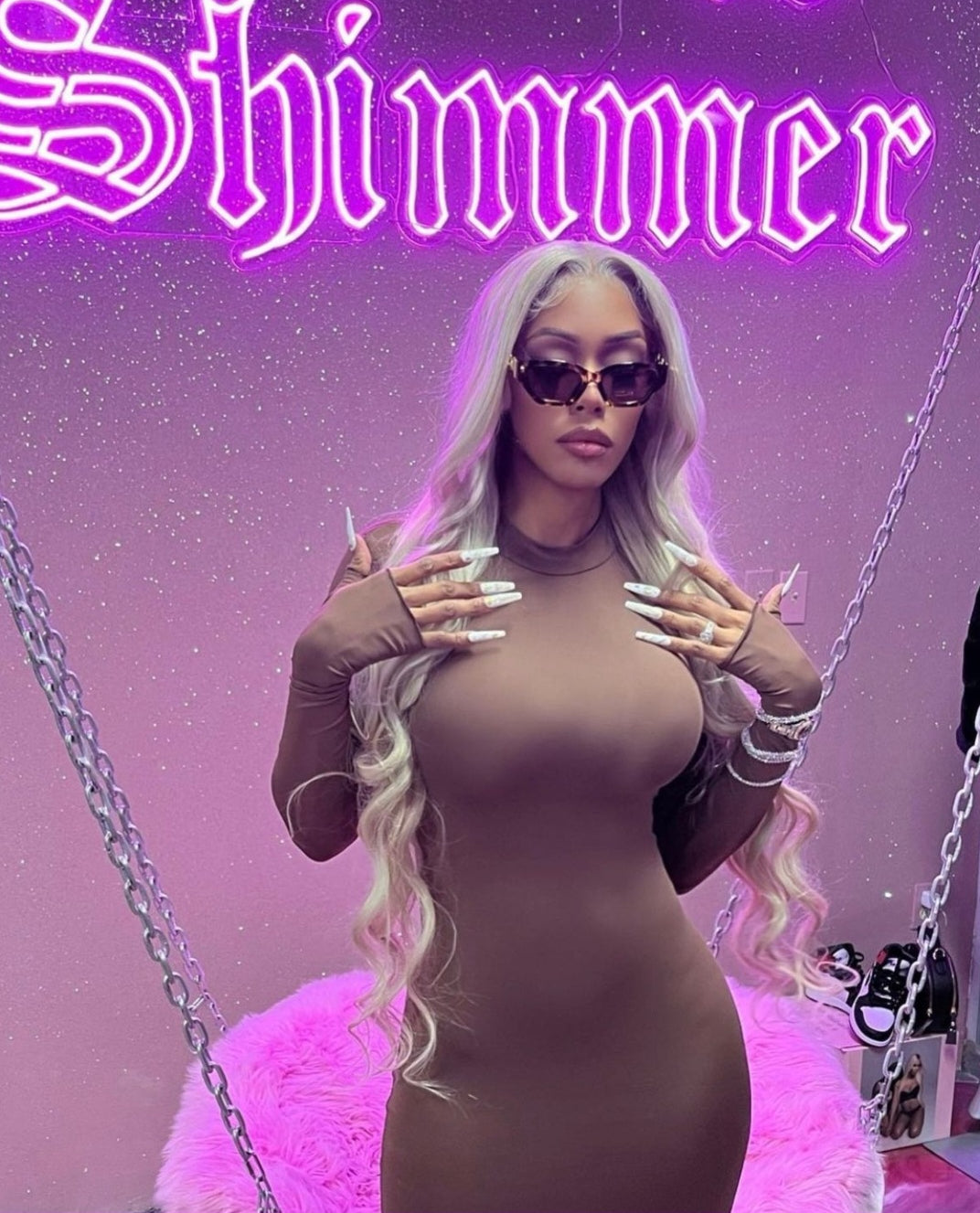 Sexy Chocolate Maxi Dress