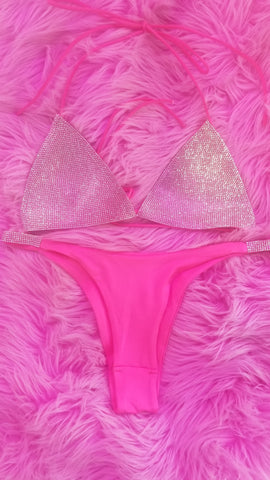 Real Blingy Pink Bikini