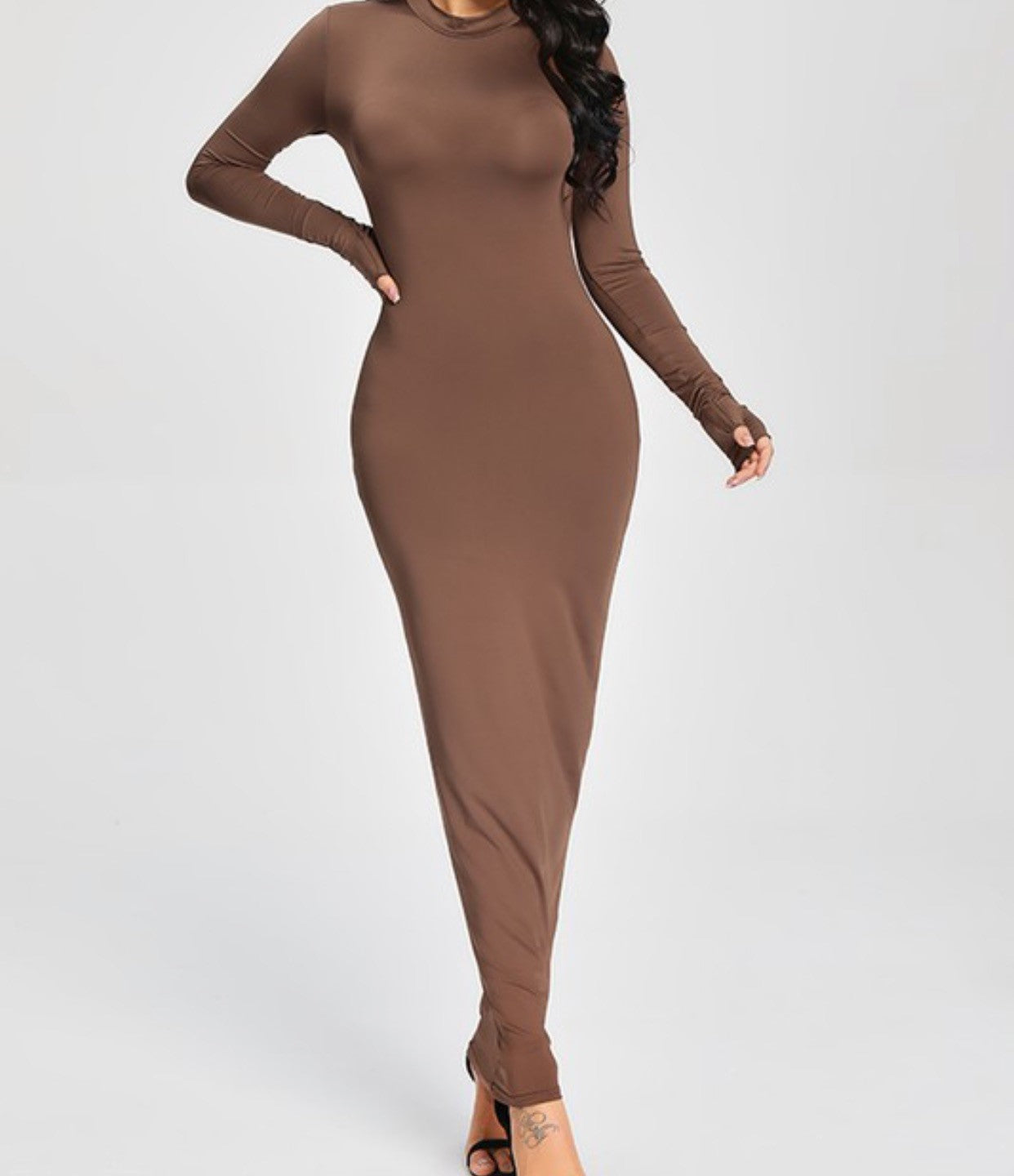 Sexy Chocolate Maxi Dress